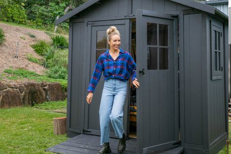 Mosman painted shed